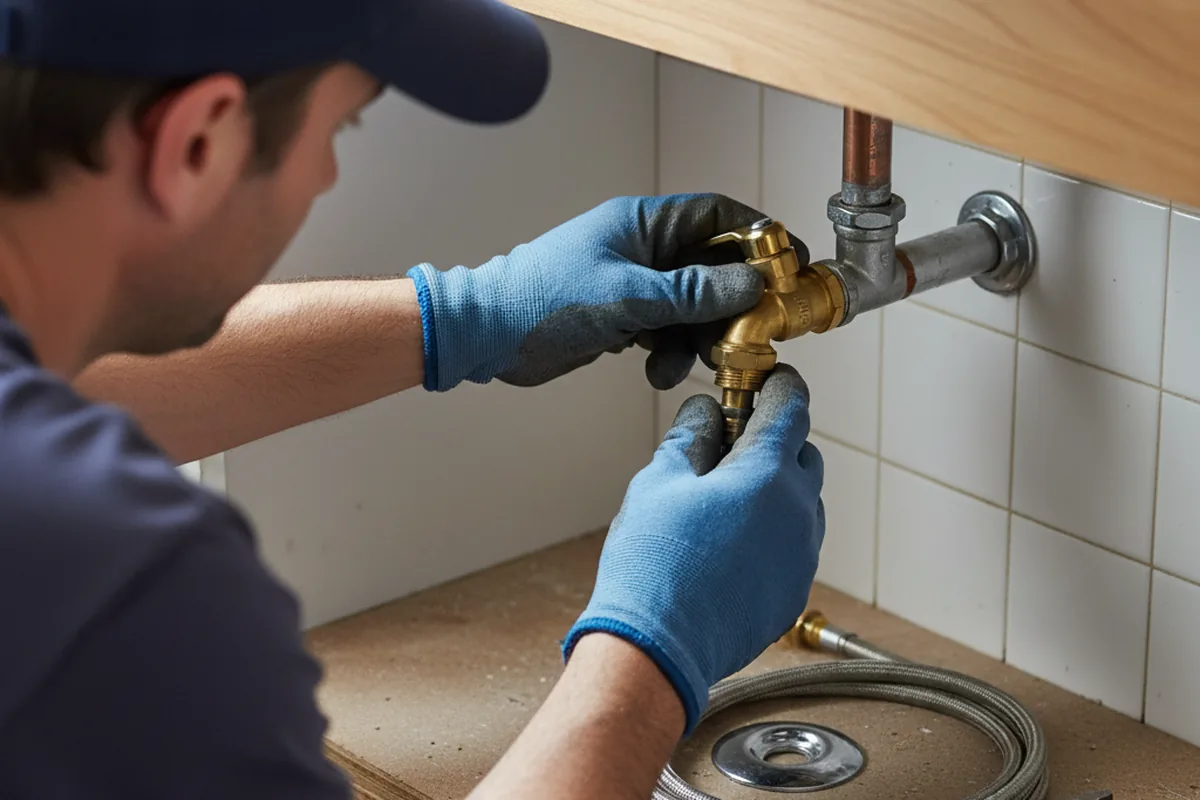 Shutoff valve and fitting work during Faucet and Fixture Repair in Del Mar